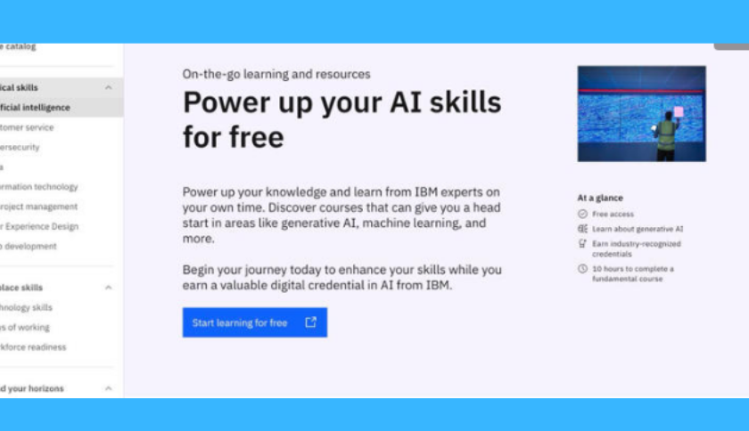 Have 10 hours? IBM will train you in AI fundamentals - free of charge